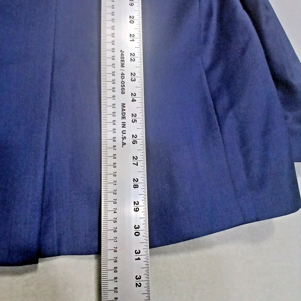 Lauren Ralph Lauren 100% Wool Blazer Sport Coat Men 44R‎ Navy 2 Button Jacket
